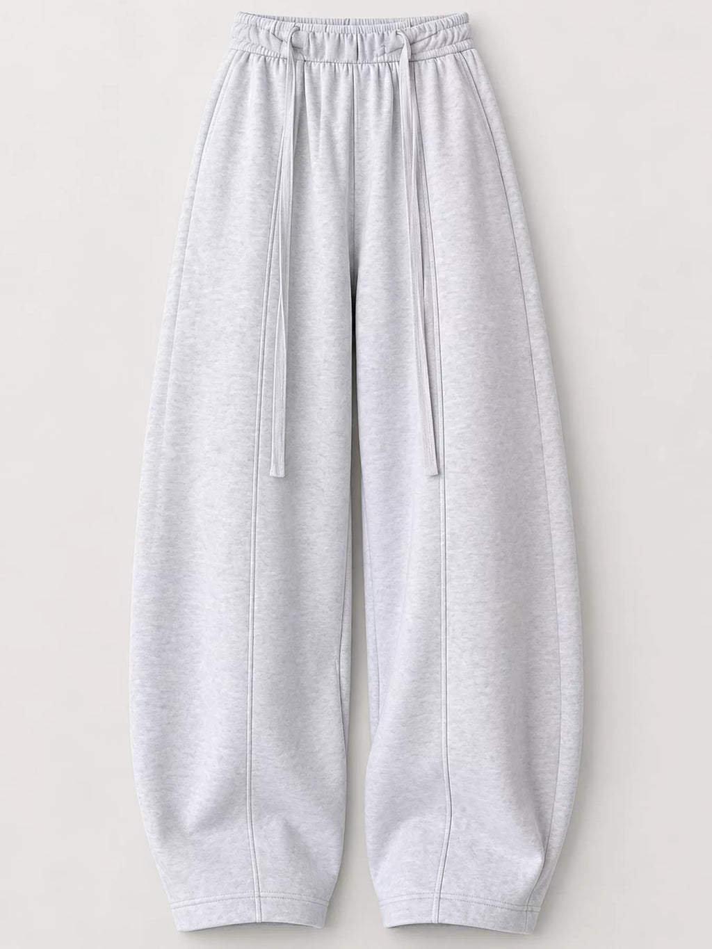 Drawstring Wide-Leg Casual Pants