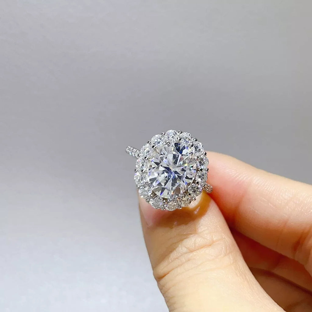 5 Carat Moissanite 925 Sterling Silver Ring