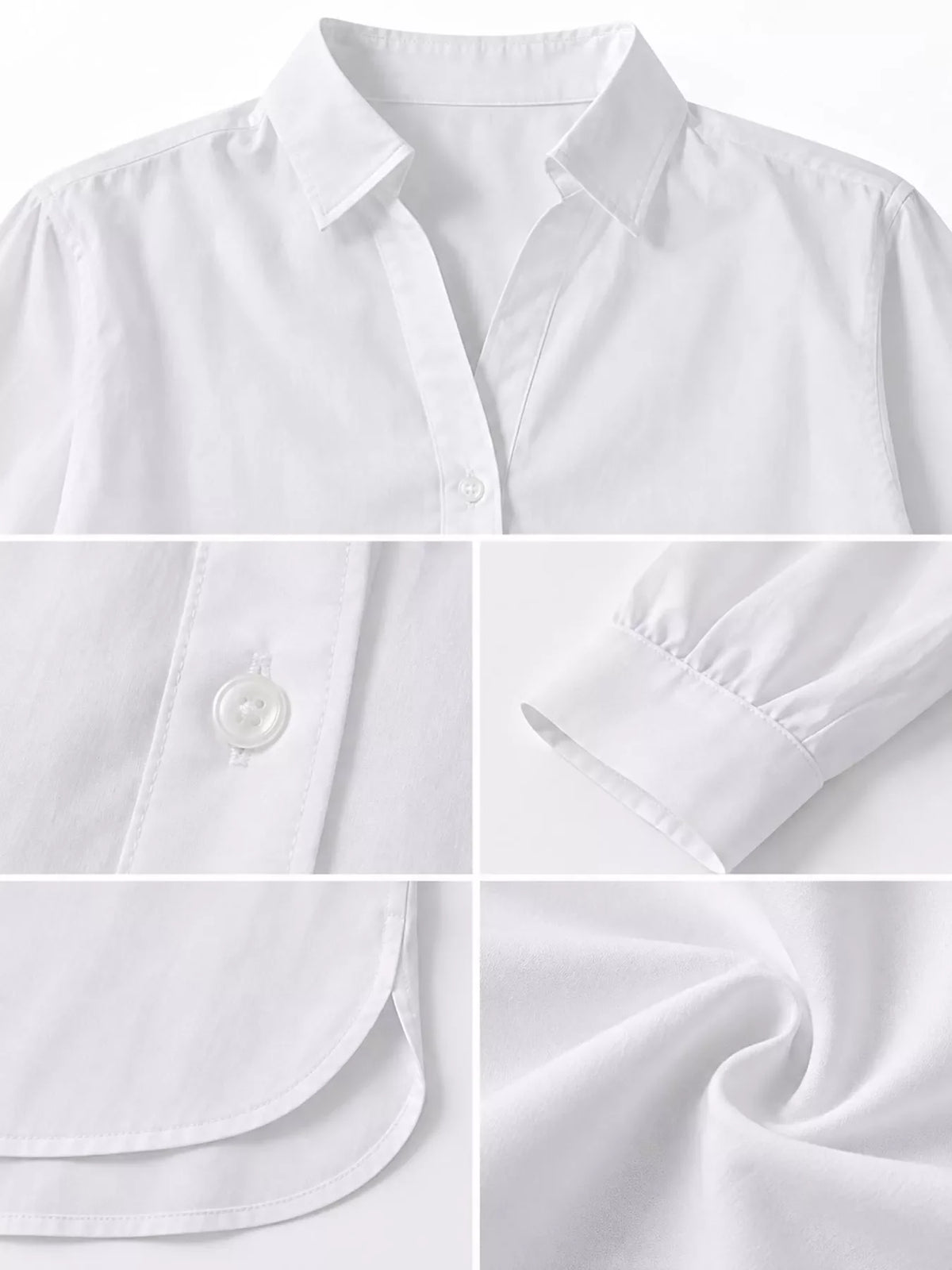 Full Size Oversized Button-Down Long Sleeve Shirt Plus Size