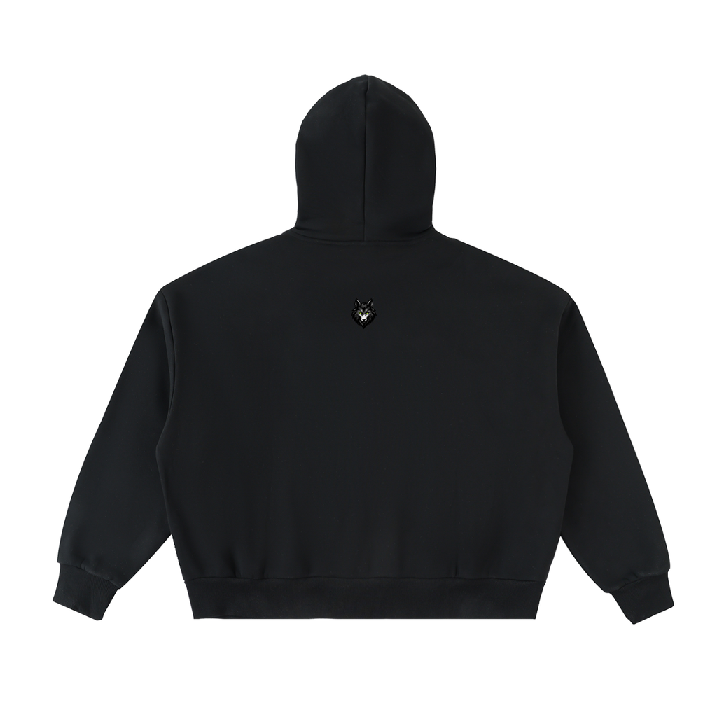 Loki & Ivy Fleeced Full-Zip Boxy Hoodie