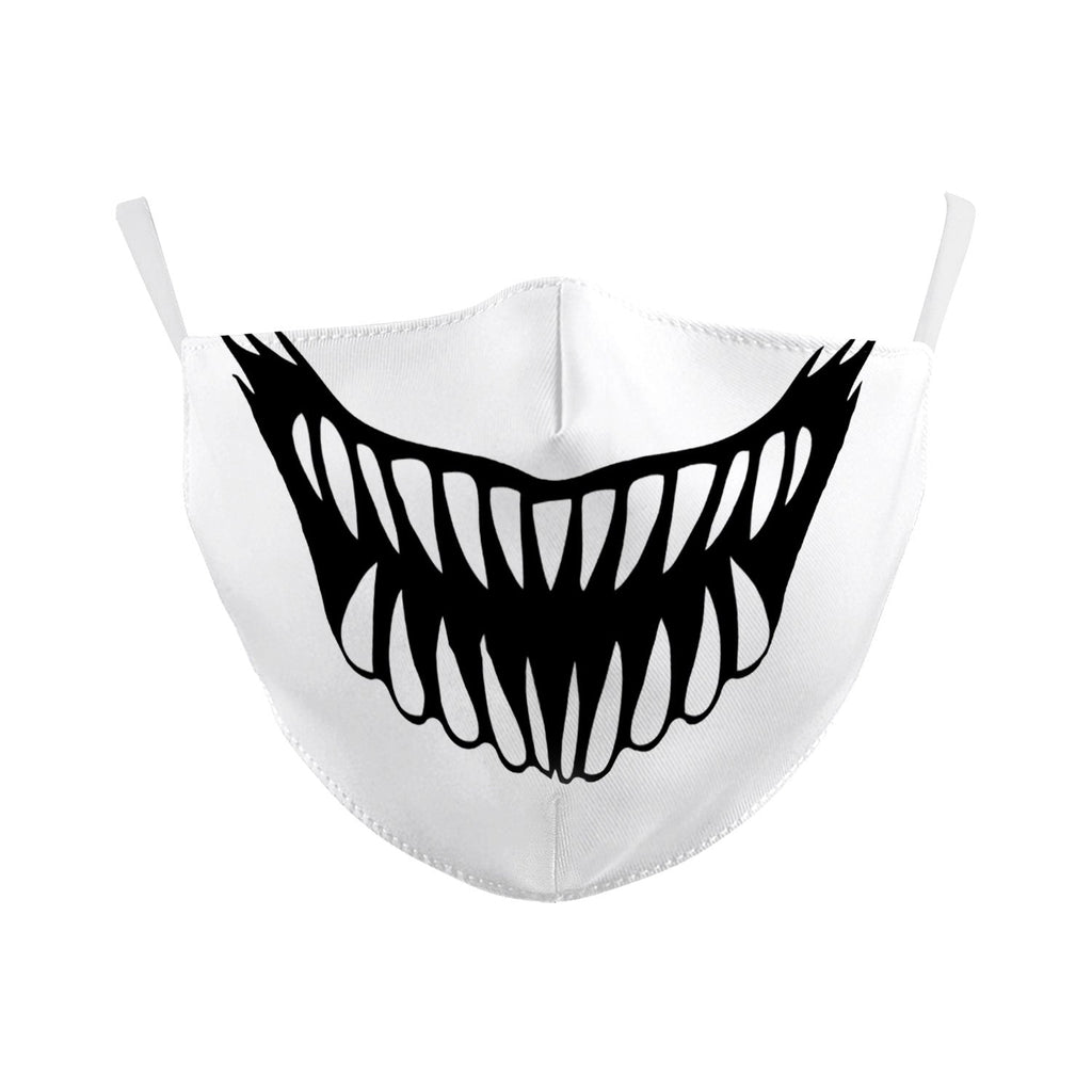 Digital Printing Wansheng Face Mask Skull Double-layer Dust Mask