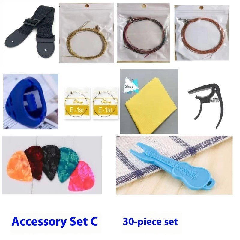 Guitar Accessories Suit Pick String Nail Pillow