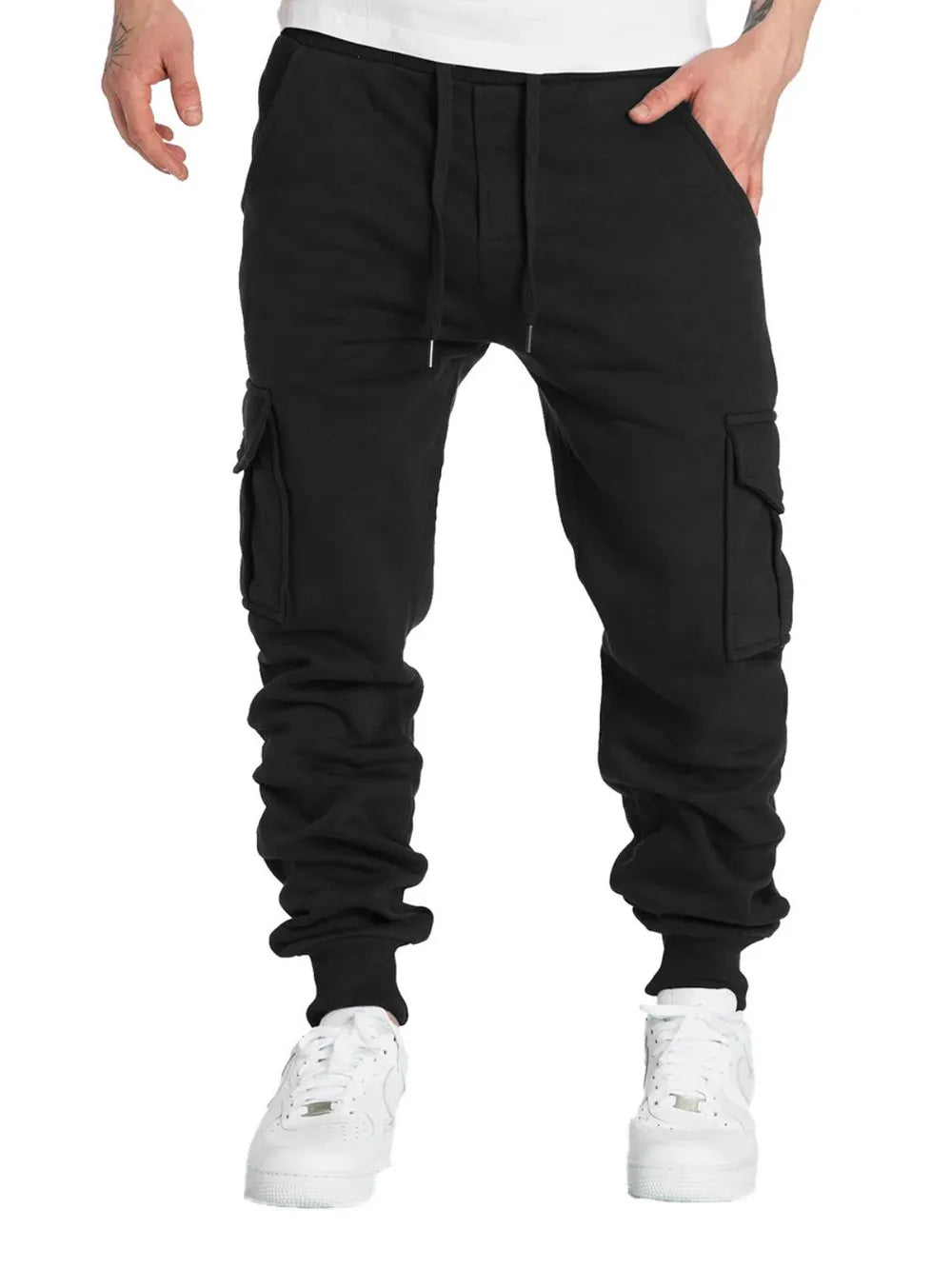 Men's Drawstring Pants with Pockets