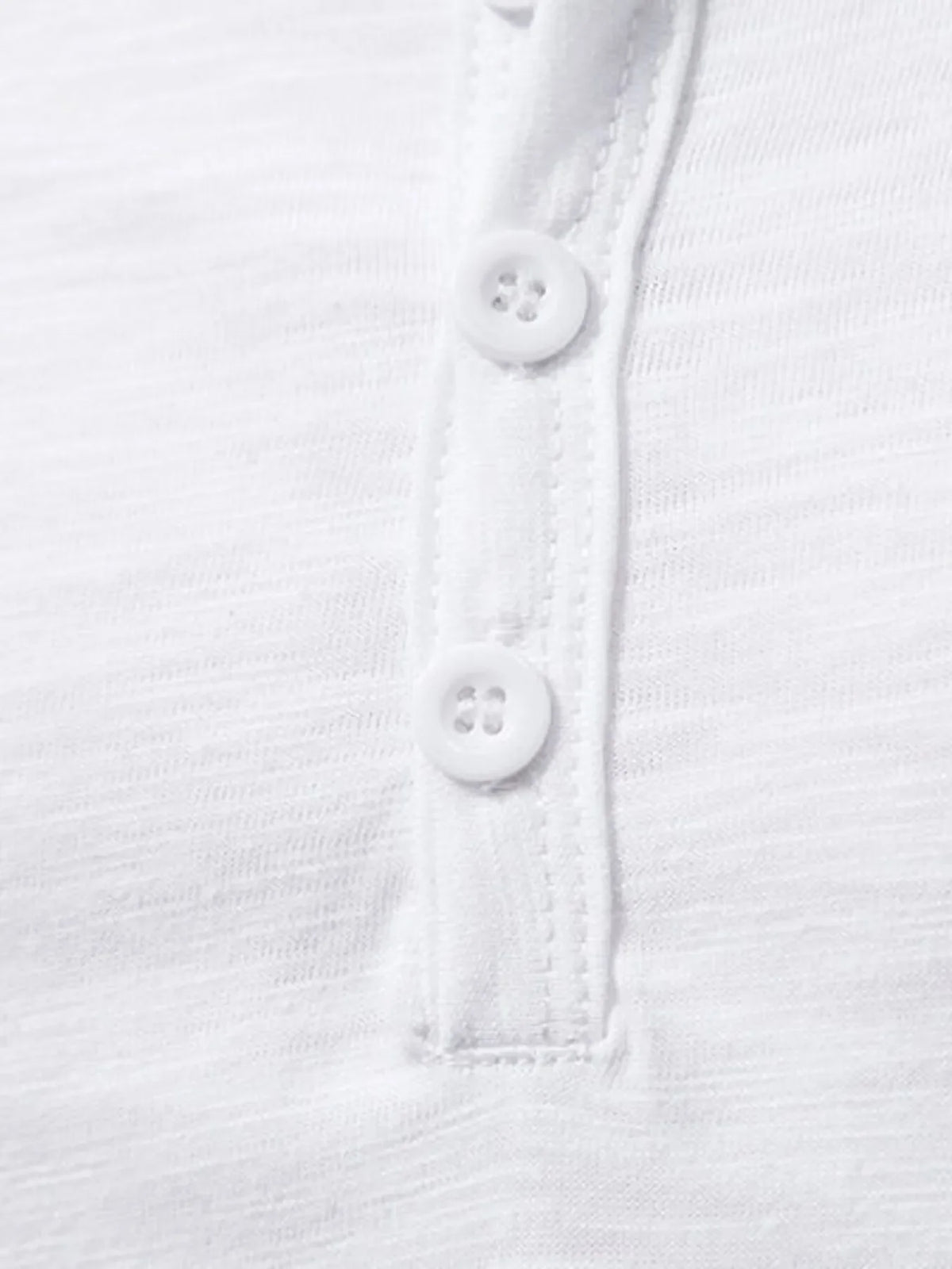 Men's Button Detail Short Sleeve Top