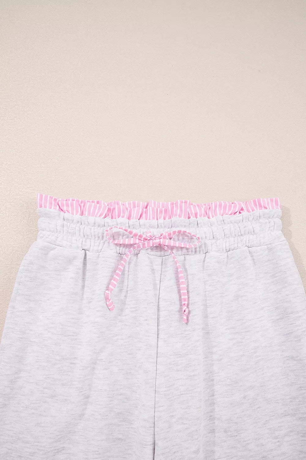 Dropped Shoulder Sweatshirt and Drawstring Pants Set