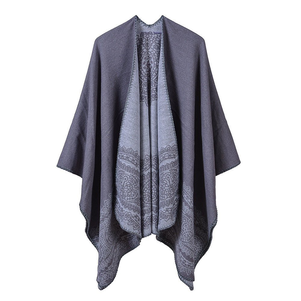 Thickened Warm Womens Cashmere Shawl