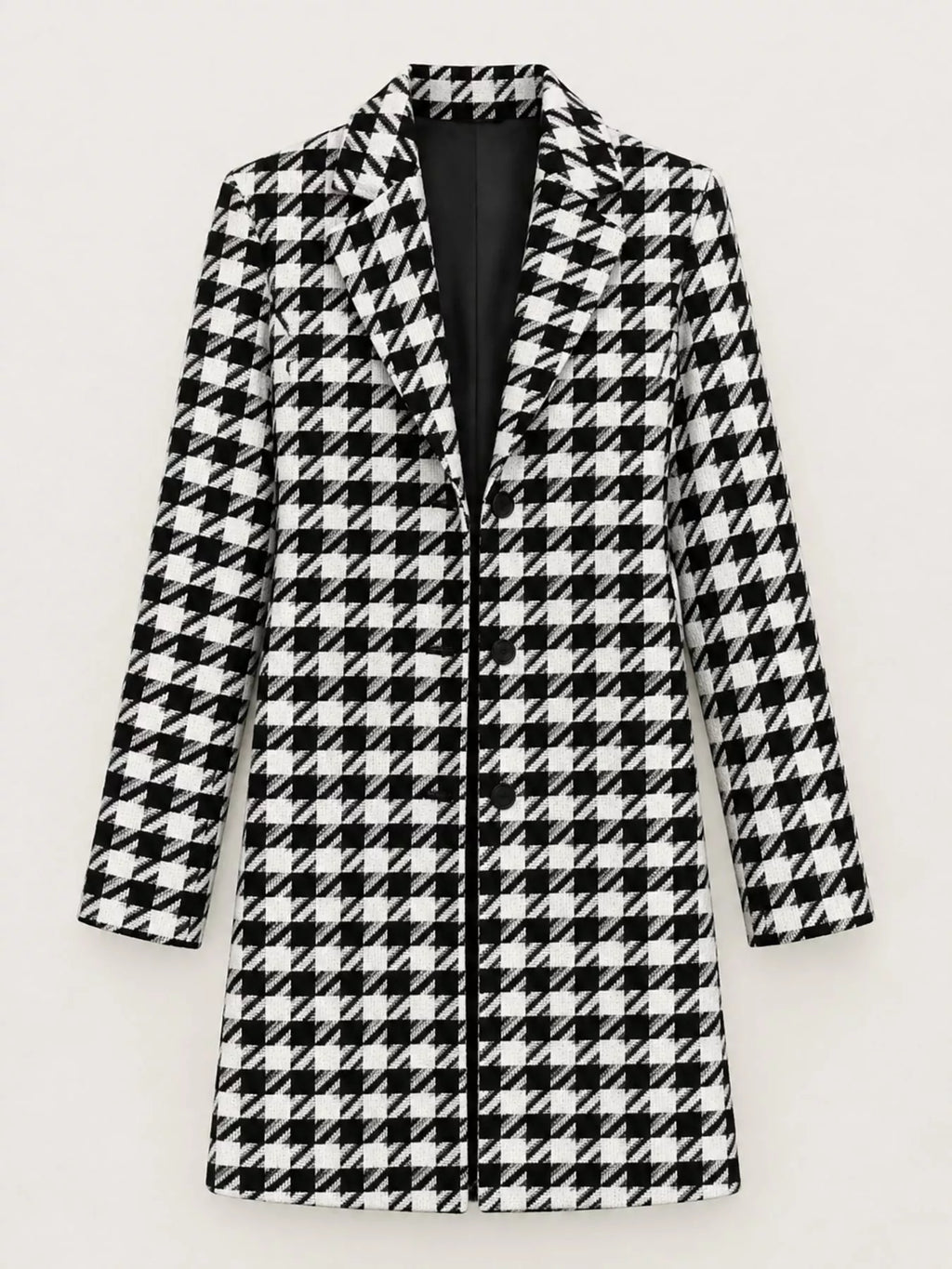 Full Size Long Sleeve Longline Outerwear Plus Size