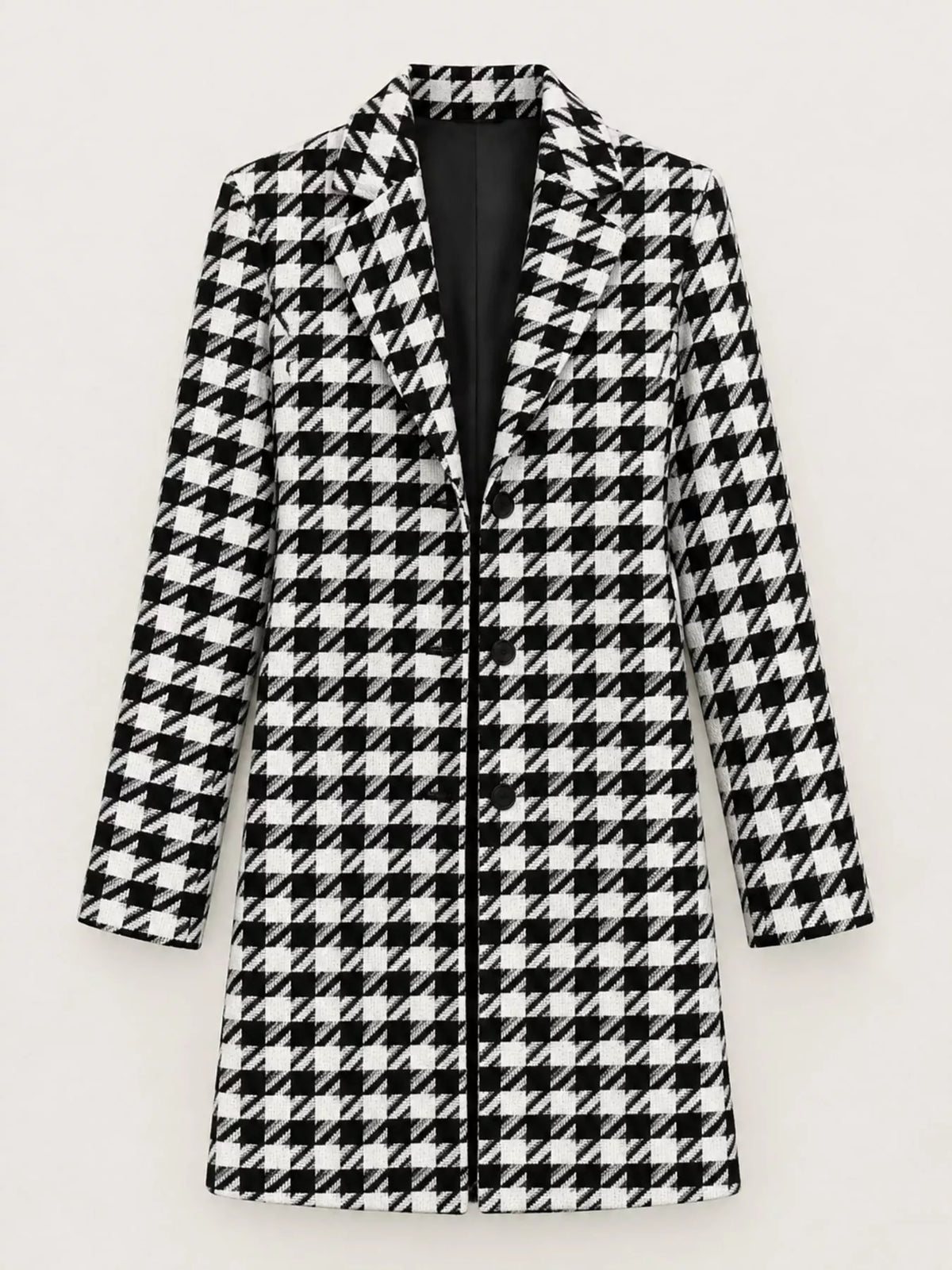 Full Size Long Sleeve Longline Outerwear Plus Size