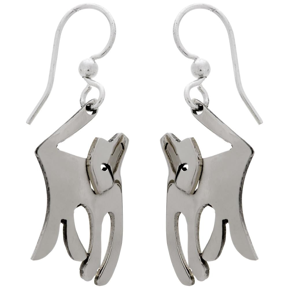 Dancing Dog Earrings