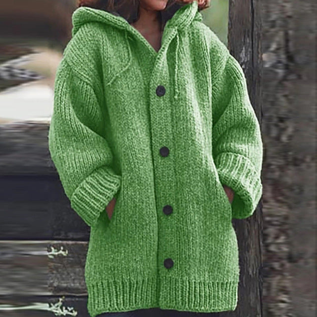 Warm sweater coat