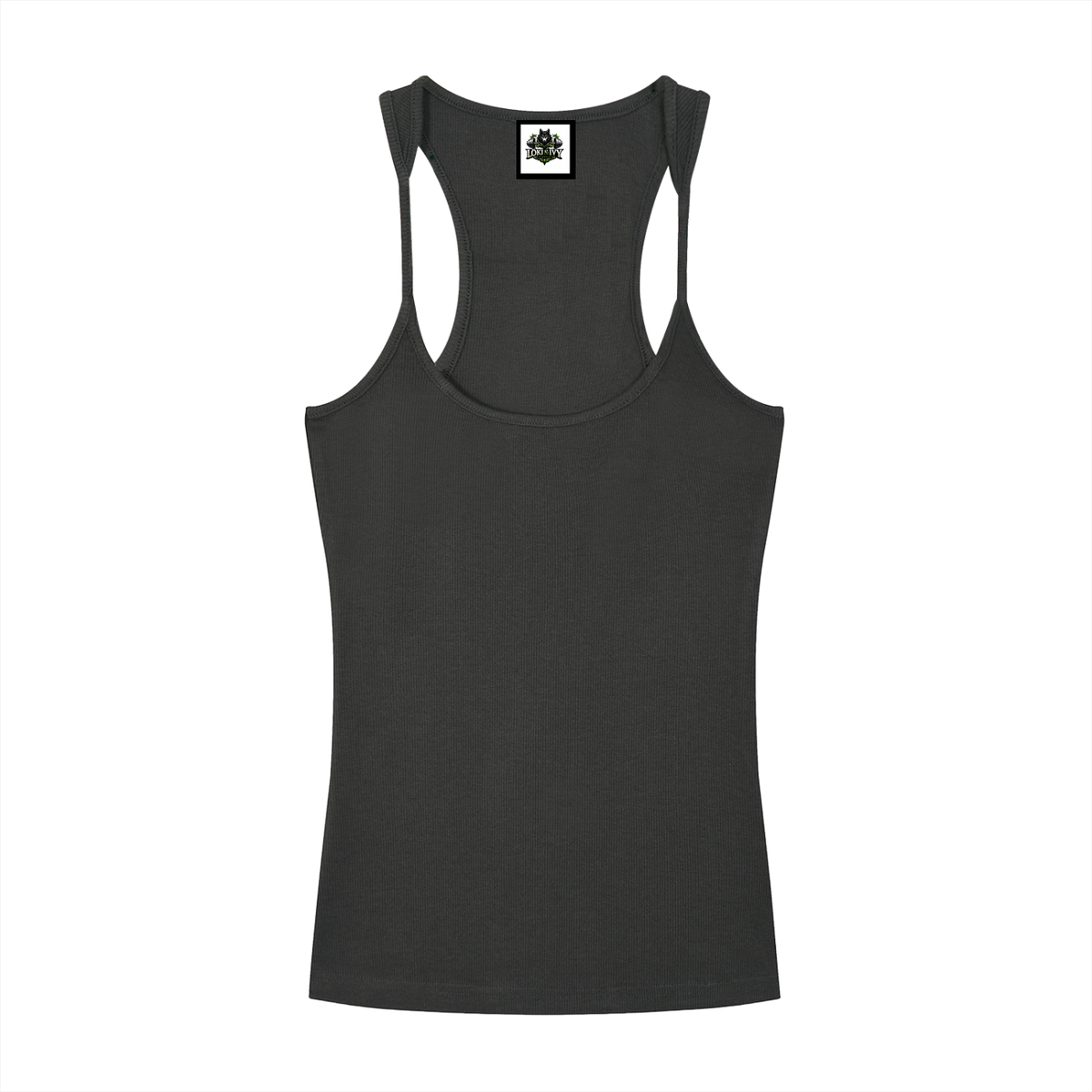 Loki & Ivy Slim Fit Ribbed Racerback Tank Top