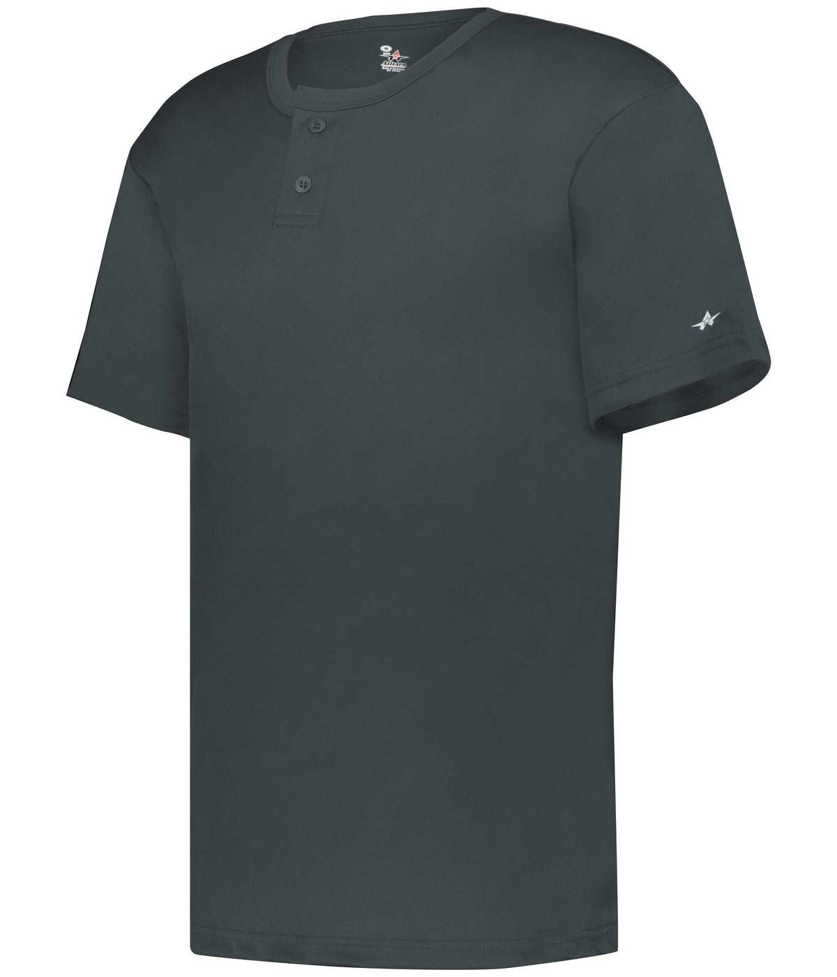 YOUTH B-CORE TWO-BUTTON BASEBALL JERSEY - MOISTURE-WICKING PERFORMANCE