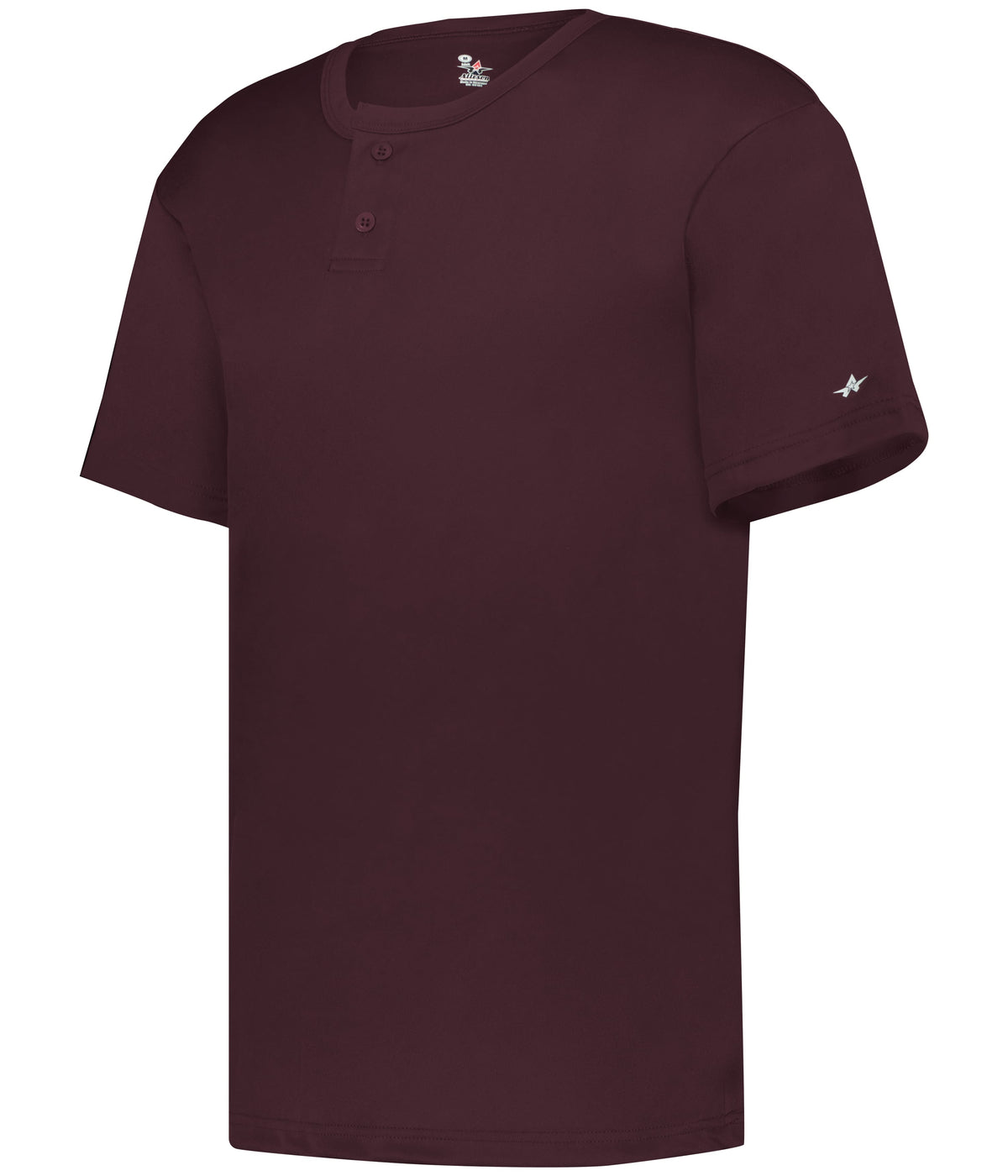 YOUTH B-CORE TWO-BUTTON BASEBALL JERSEY - MOISTURE-WICKING PERFORMANCE