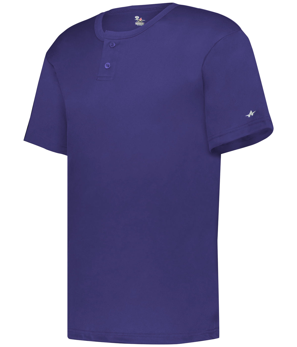 YOUTH B-CORE TWO-BUTTON BASEBALL JERSEY - MOISTURE-WICKING PERFORMANCE