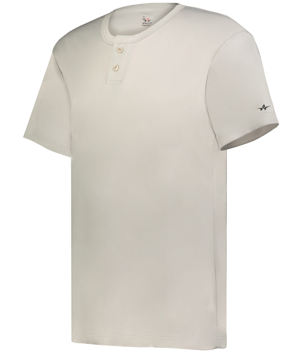 YOUTH B-CORE TWO-BUTTON BASEBALL JERSEY - MOISTURE-WICKING PERFORMANCE