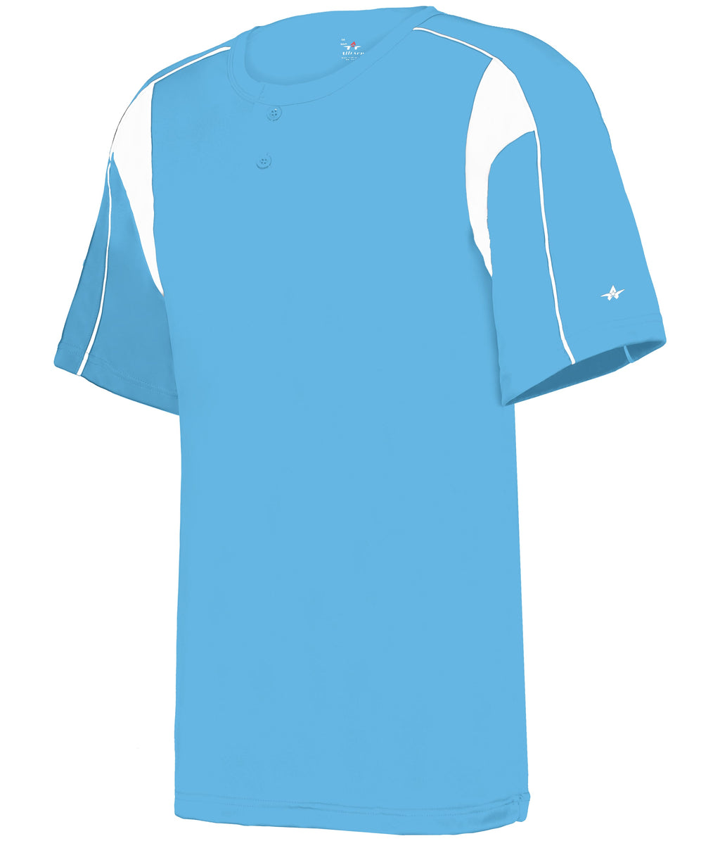 YOUTH PRO PLACKET BASEBALL JERSEY - MOISTURE-WICKING PERFORMANCE