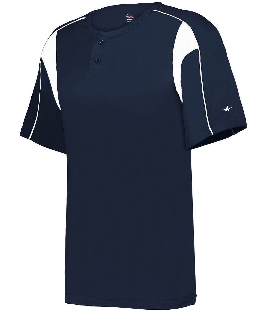 YOUTH PRO PLACKET BASEBALL JERSEY - MOISTURE-WICKING PERFORMANCE