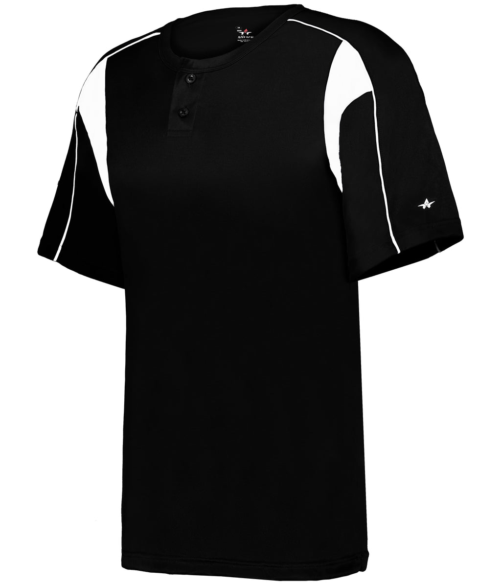 YOUTH PRO PLACKET BASEBALL JERSEY - MOISTURE-WICKING PERFORMANCE