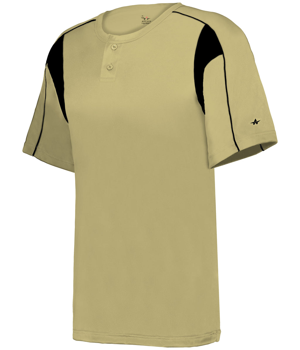 YOUTH PRO PLACKET BASEBALL JERSEY - MOISTURE-WICKING PERFORMANCE