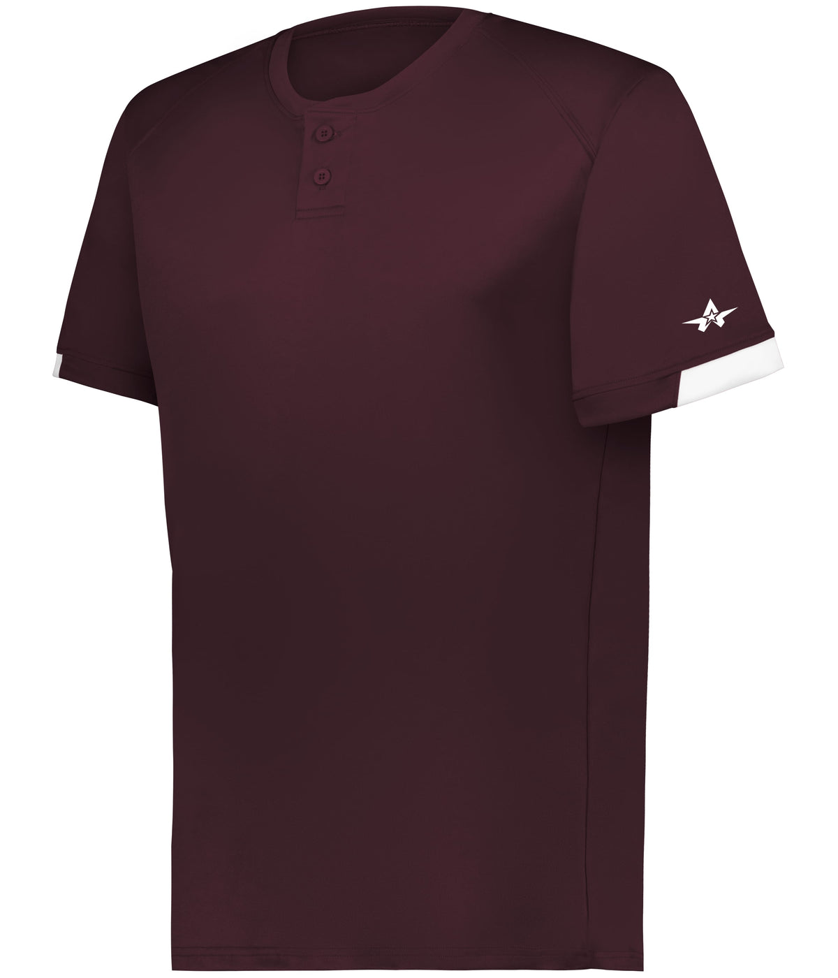 YOUTH ON THE RISE TWO-BUTTON BASEBALL JERSEY - MOISTURE-WICKING