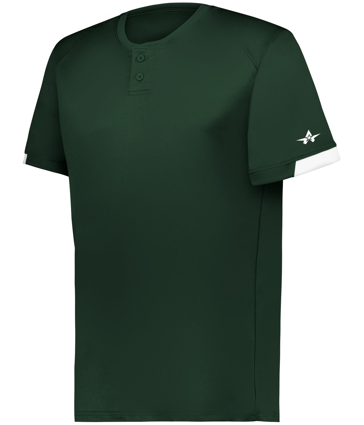 YOUTH ON THE RISE TWO-BUTTON BASEBALL JERSEY - MOISTURE-WICKING