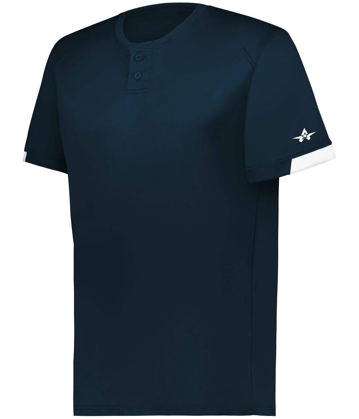 YOUTH ON THE RISE TWO-BUTTON BASEBALL JERSEY - MOISTURE-WICKING