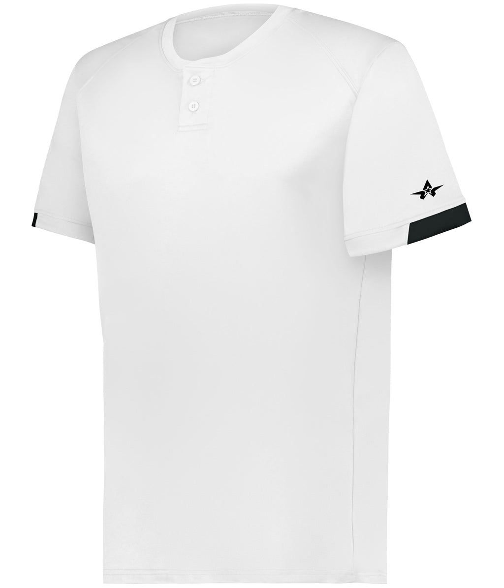 YOUTH ON THE RISE TWO-BUTTON BASEBALL JERSEY - MOISTURE-WICKING