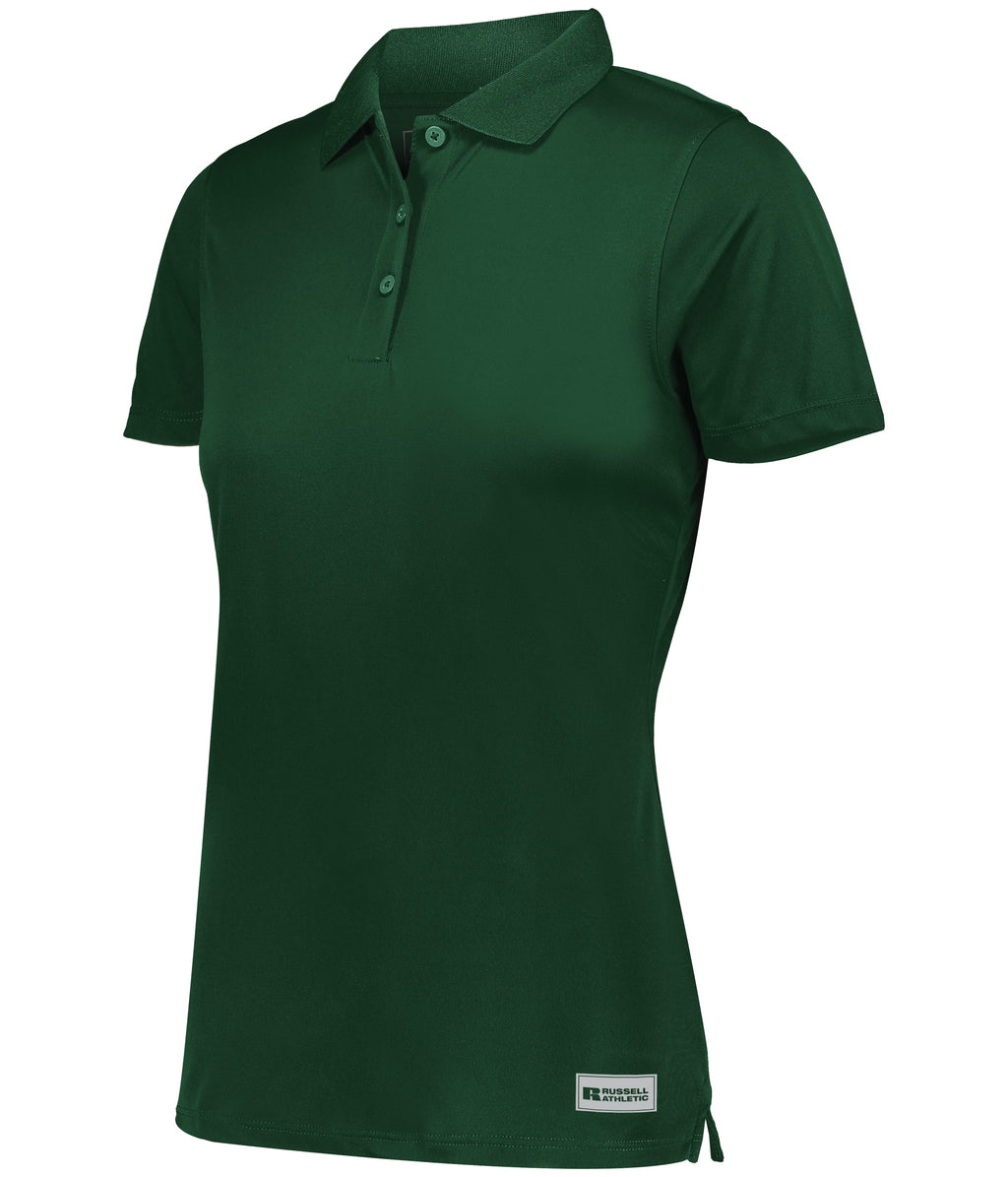 WOMEN'S ESSENTIAL POLO - MOISTURE-WICKING POLYESTER