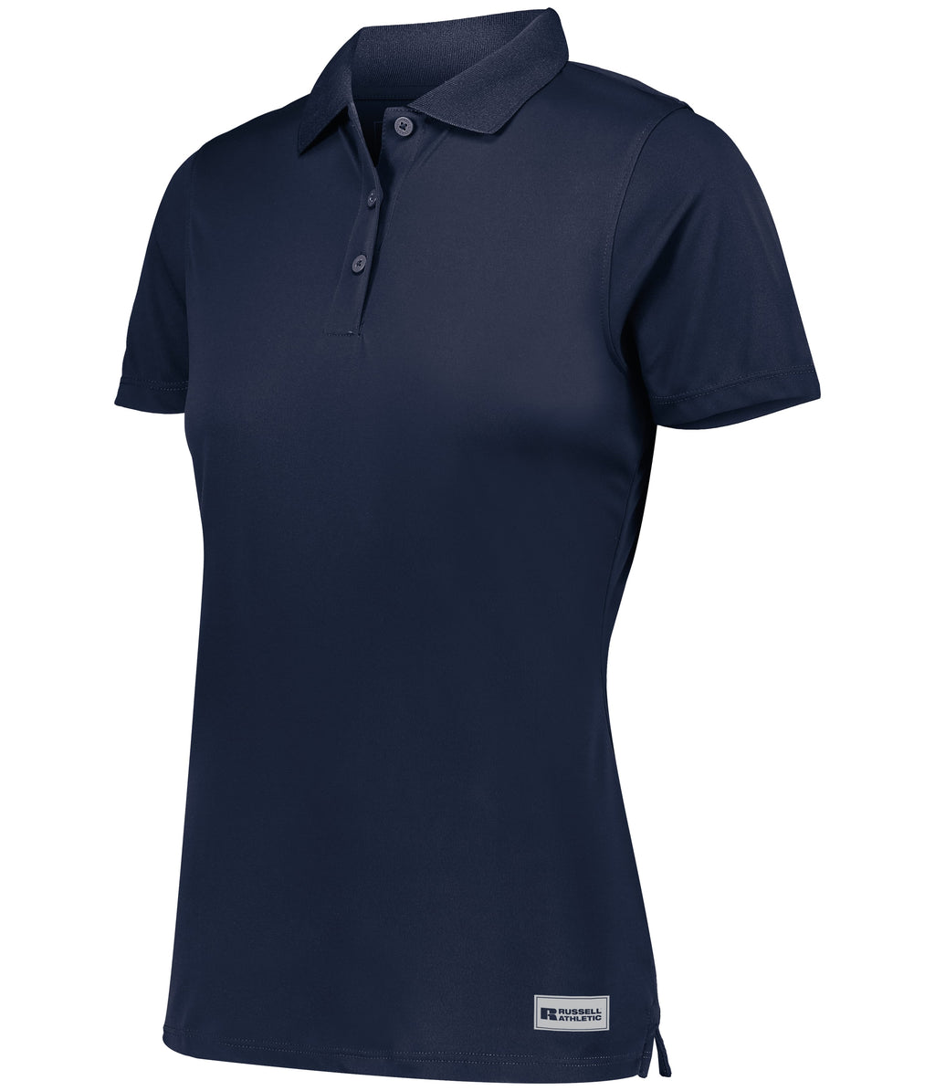 WOMEN'S ESSENTIAL POLO - MOISTURE-WICKING POLYESTER