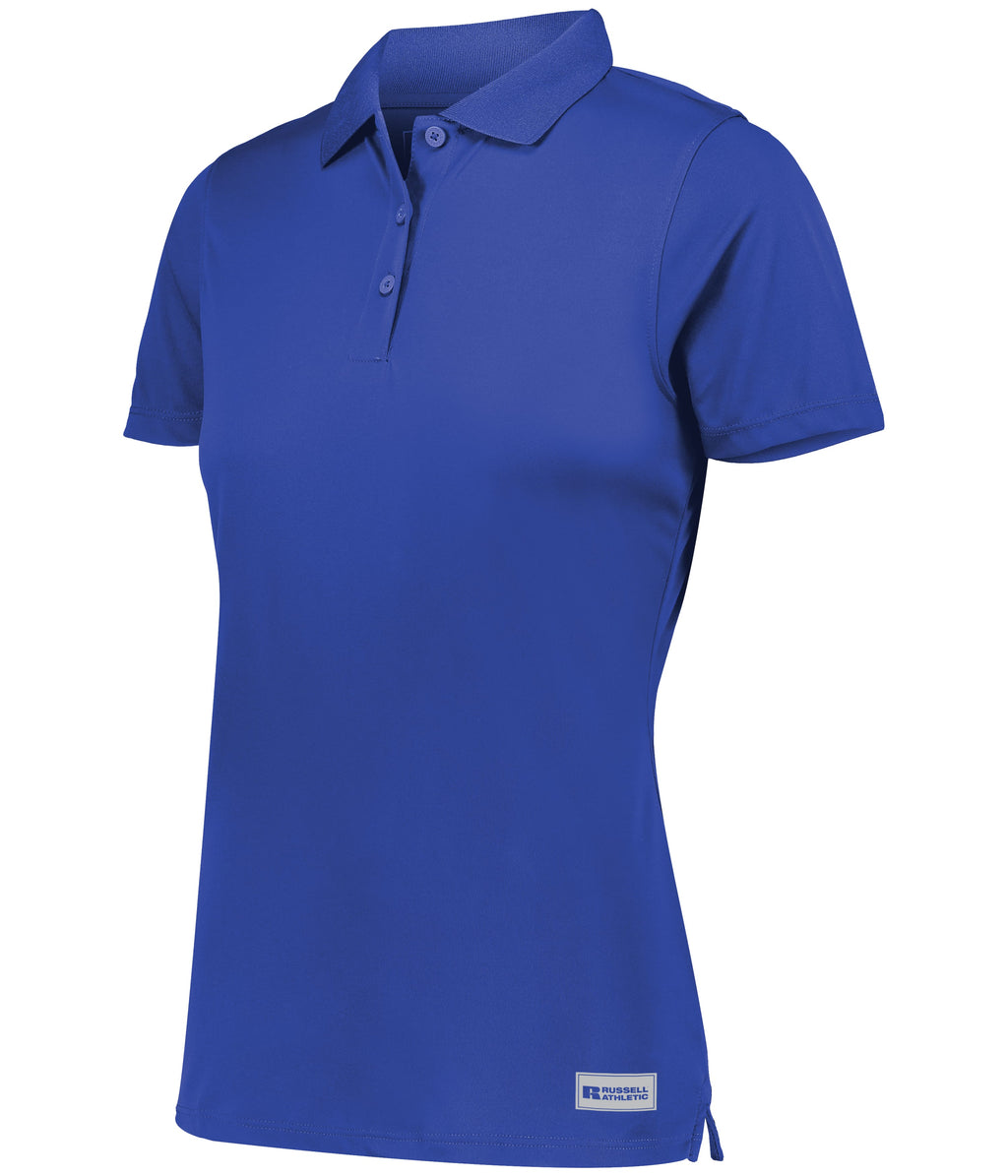 WOMEN'S ESSENTIAL POLO - MOISTURE-WICKING POLYESTER