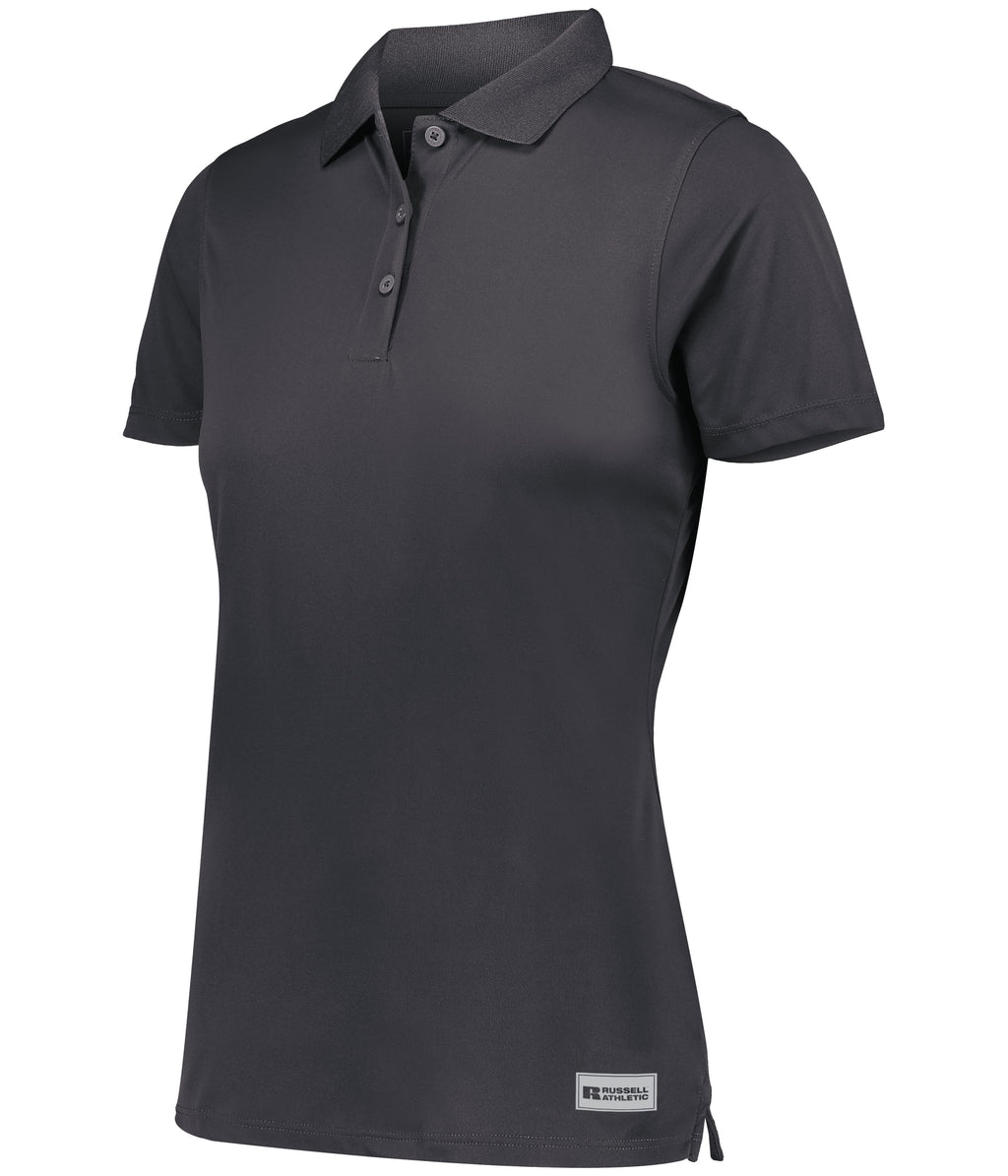 WOMEN'S ESSENTIAL POLO - MOISTURE-WICKING POLYESTER