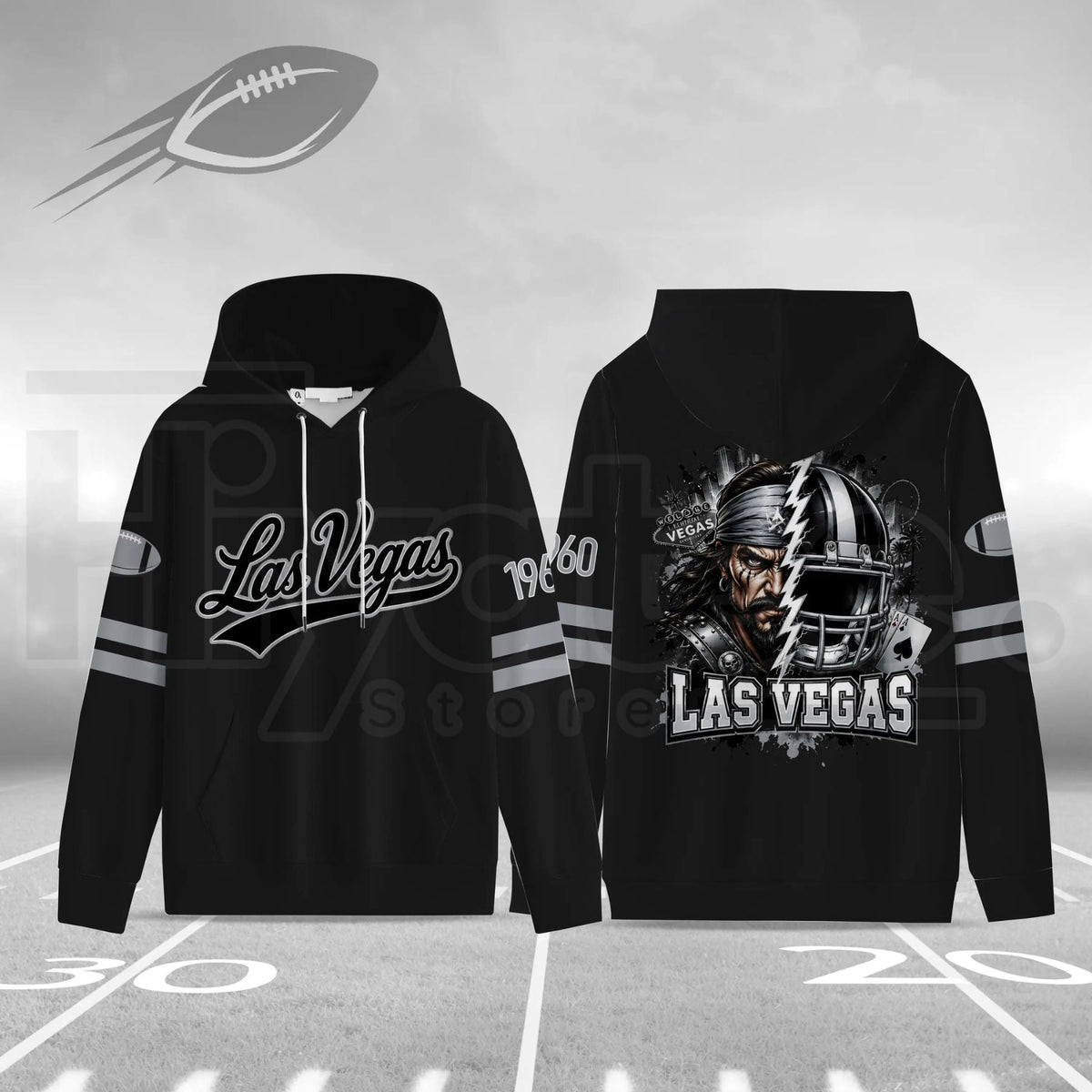 Unisex Football City Graphic Hoodie – Hometown Sports Pullover
