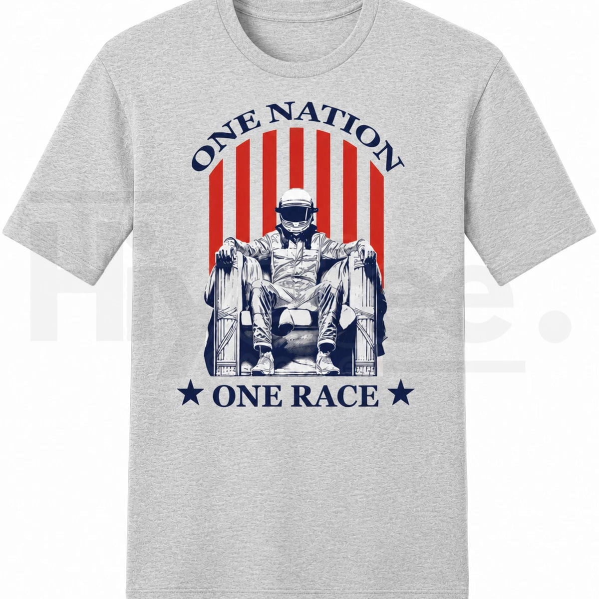 "Freedom 250 Grand Prix" – One Nation One Race Patriotic Graphic Top