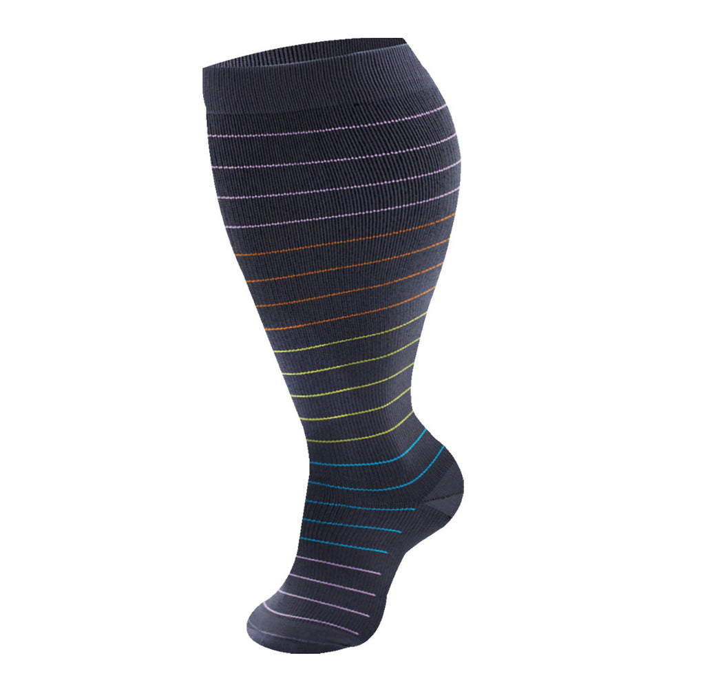 Plus-size Compression Socks, Nylon Nurse Socks For Men And Women