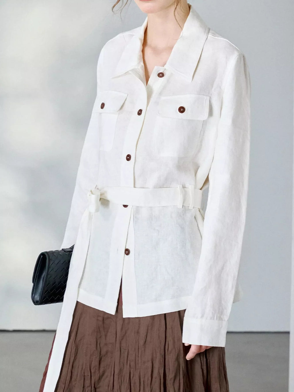 Button Up Long Sleeve Shacket
