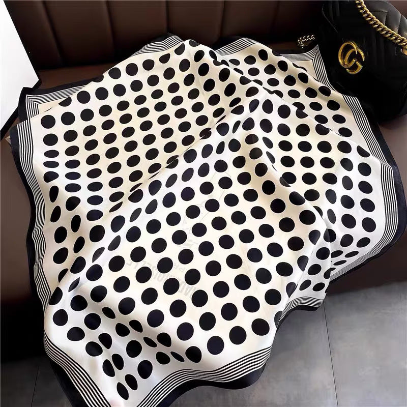 Square Scarf Womens Fashionable Small Neckerchief 70cm