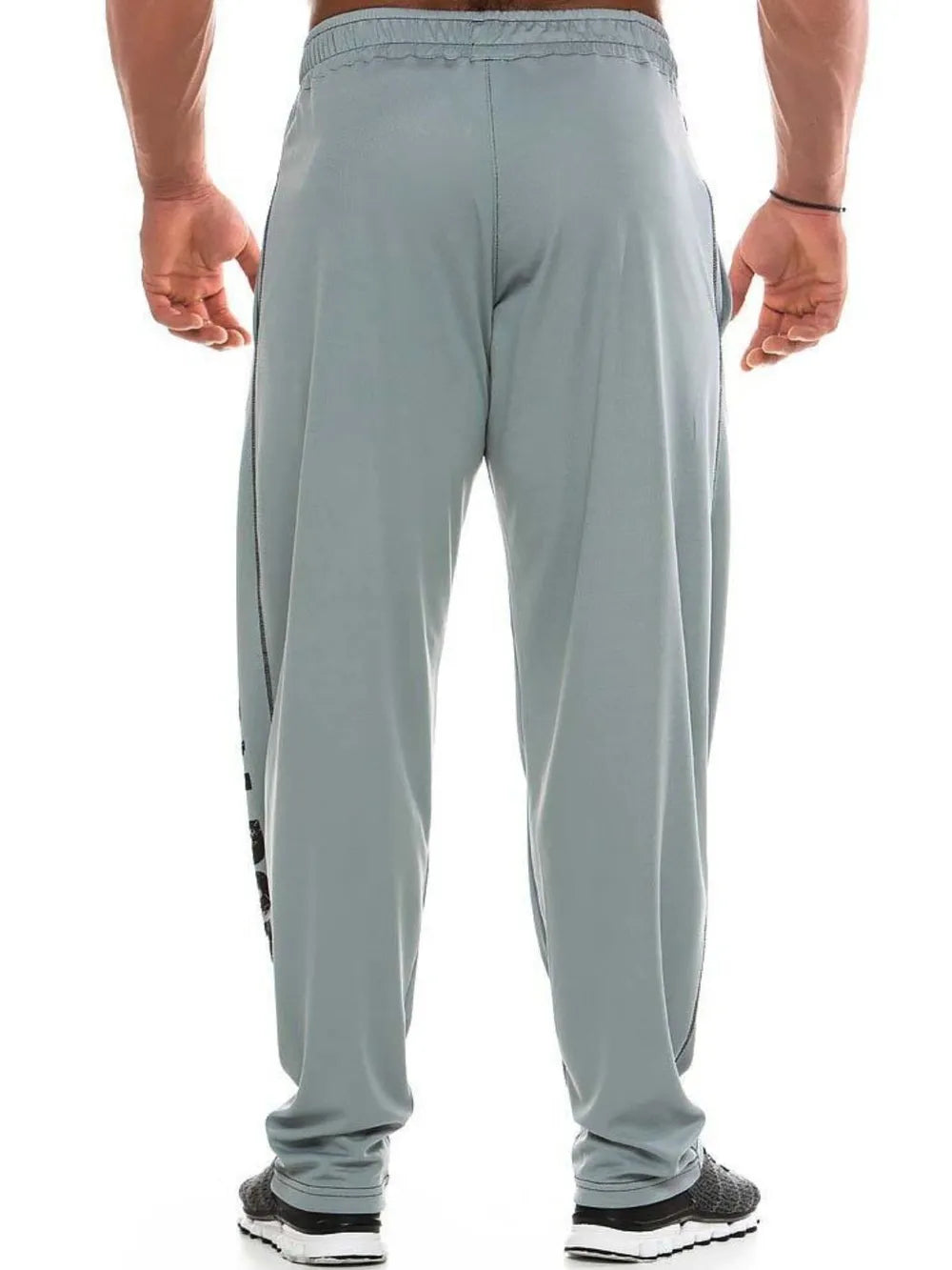 Men's Letter Elastic Waist Active Pants