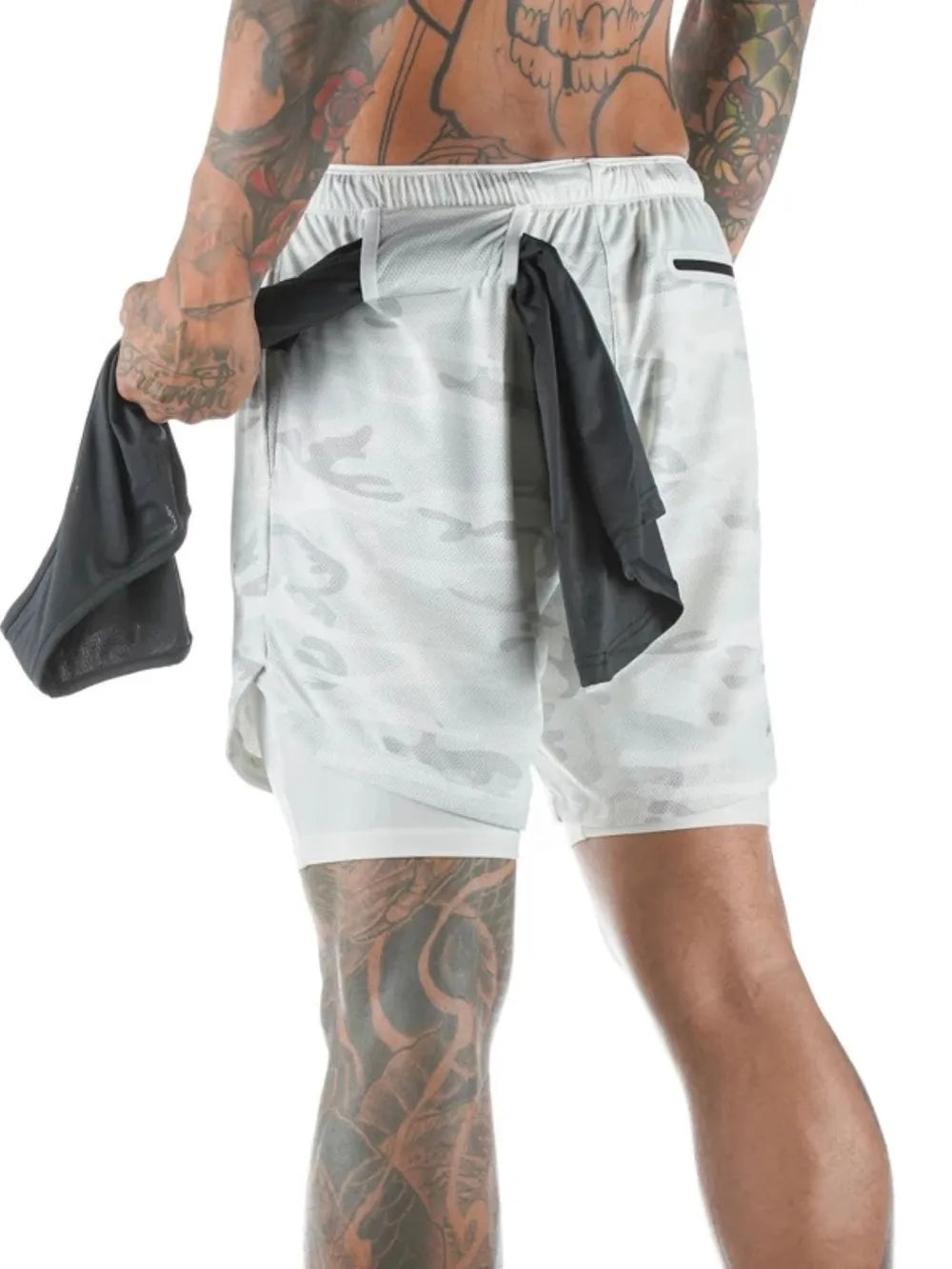 Men's Plus Size Drawstring Shorts