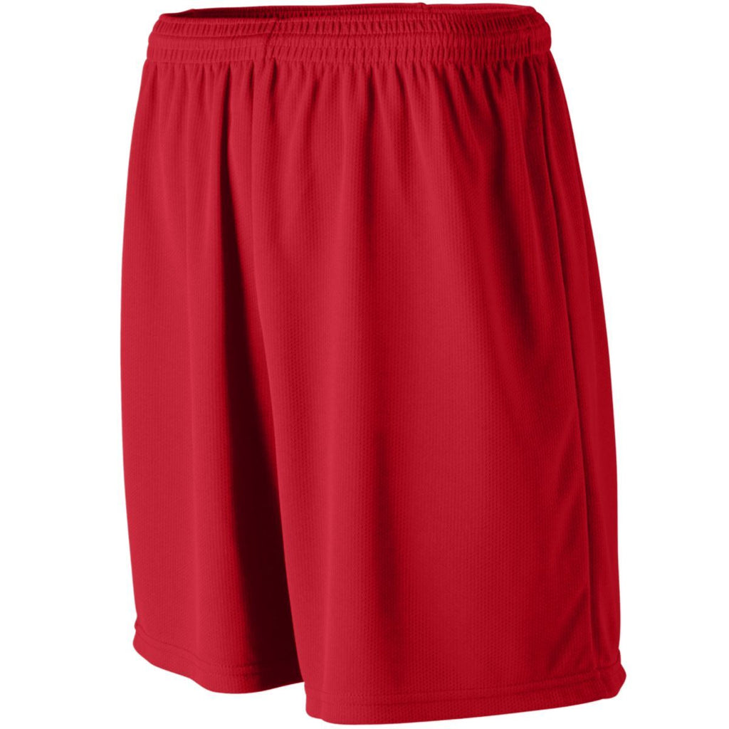 YOUTH WICKING MESH ATHLETIC SHORTS POLYESTER