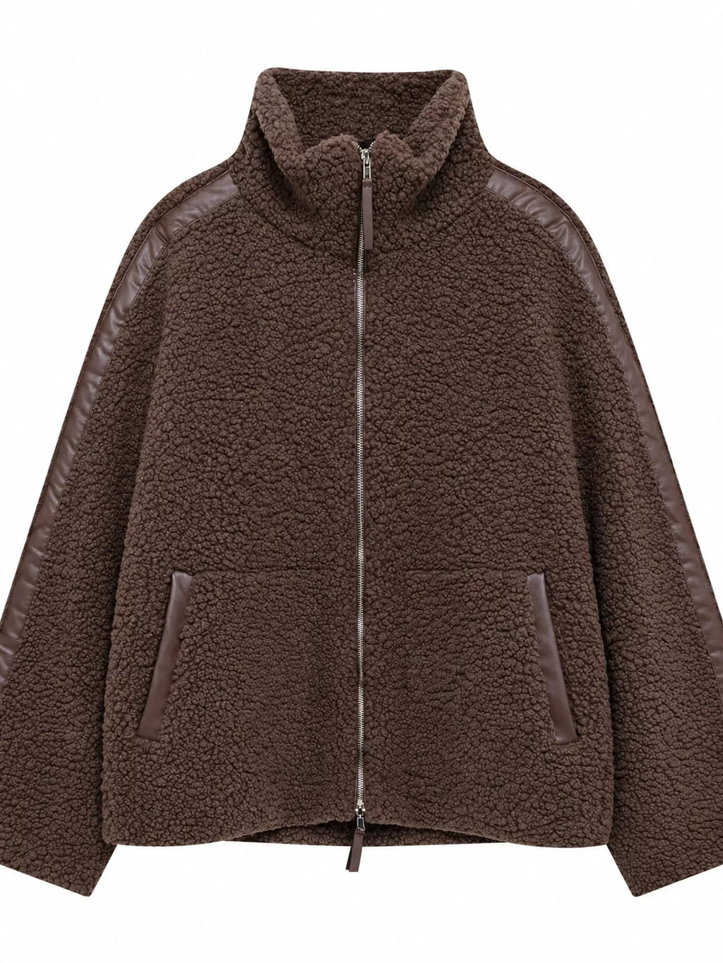 Sherpa Zip-Up Outerwear