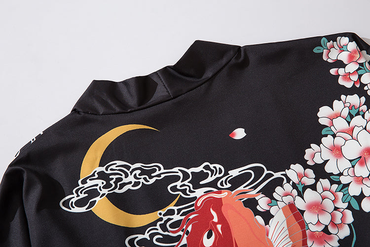 YC6007 Fish in Spring Kimono