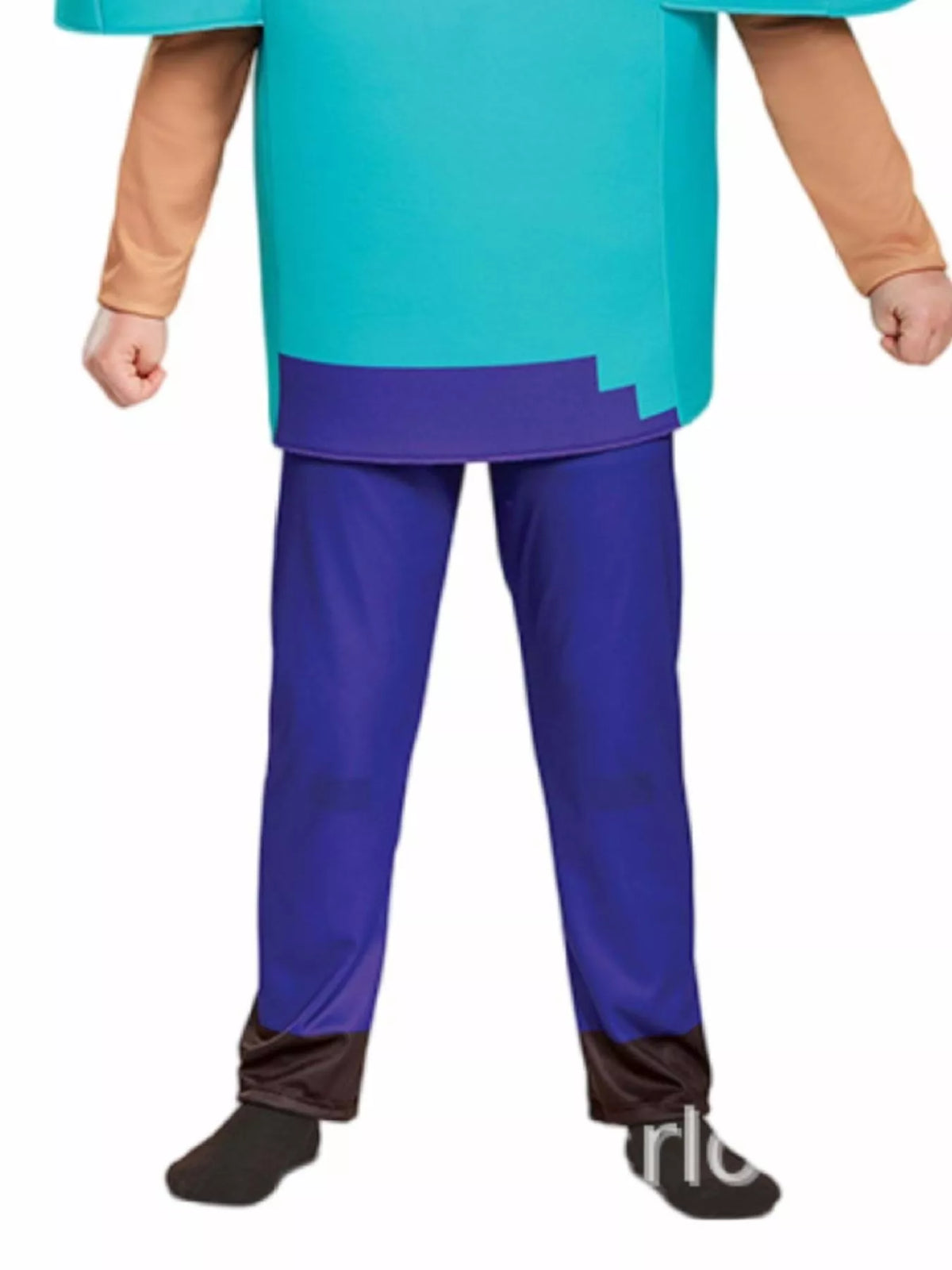 Children's Minecraft Pixelated Print Costume Set