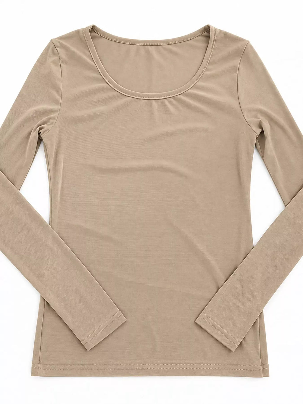 Full Size Sheer Mesh Long Sleeve Top Plus Size