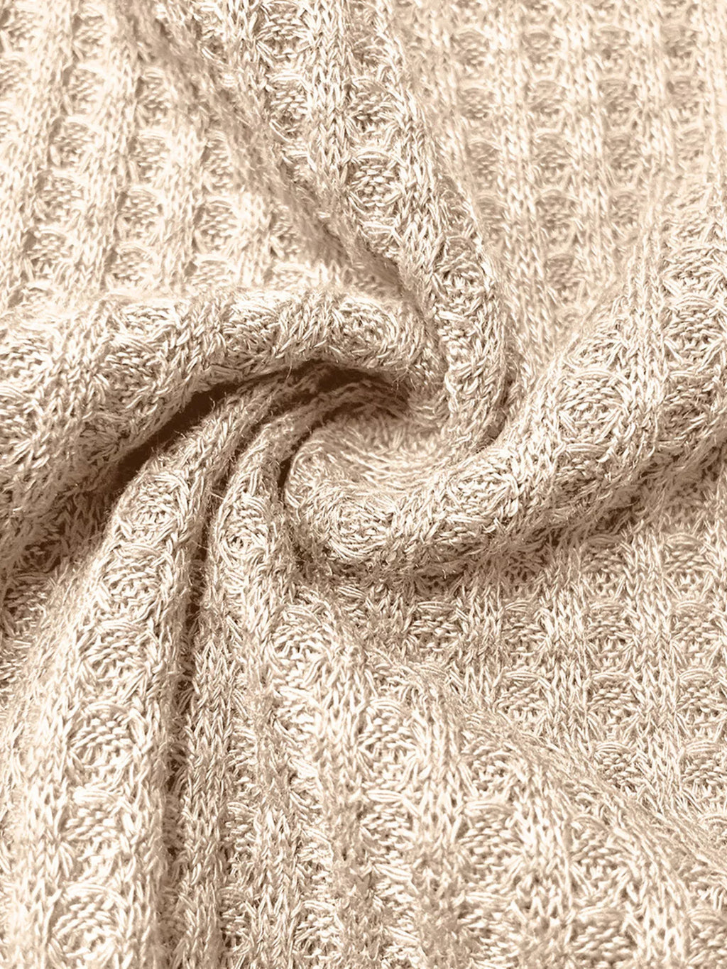 Button Detail Knitted Casual Top