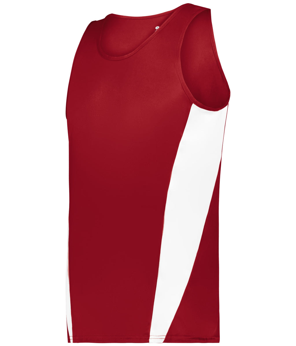STRIDE SINGLET - MOISTURE-WICKING PERFORMANCE POLYESTER