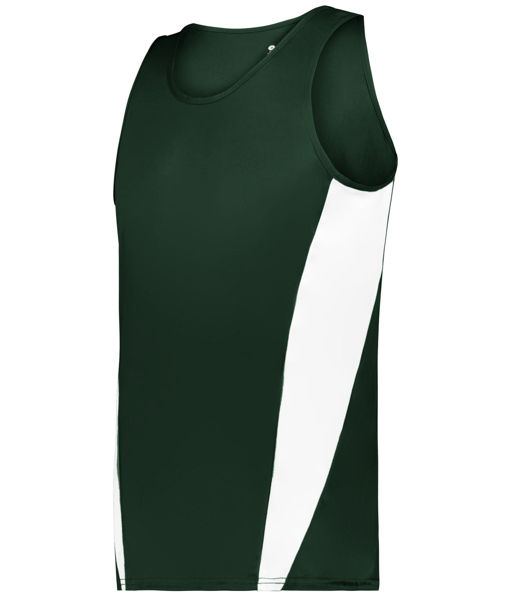 STRIDE SINGLET - MOISTURE-WICKING PERFORMANCE POLYESTER