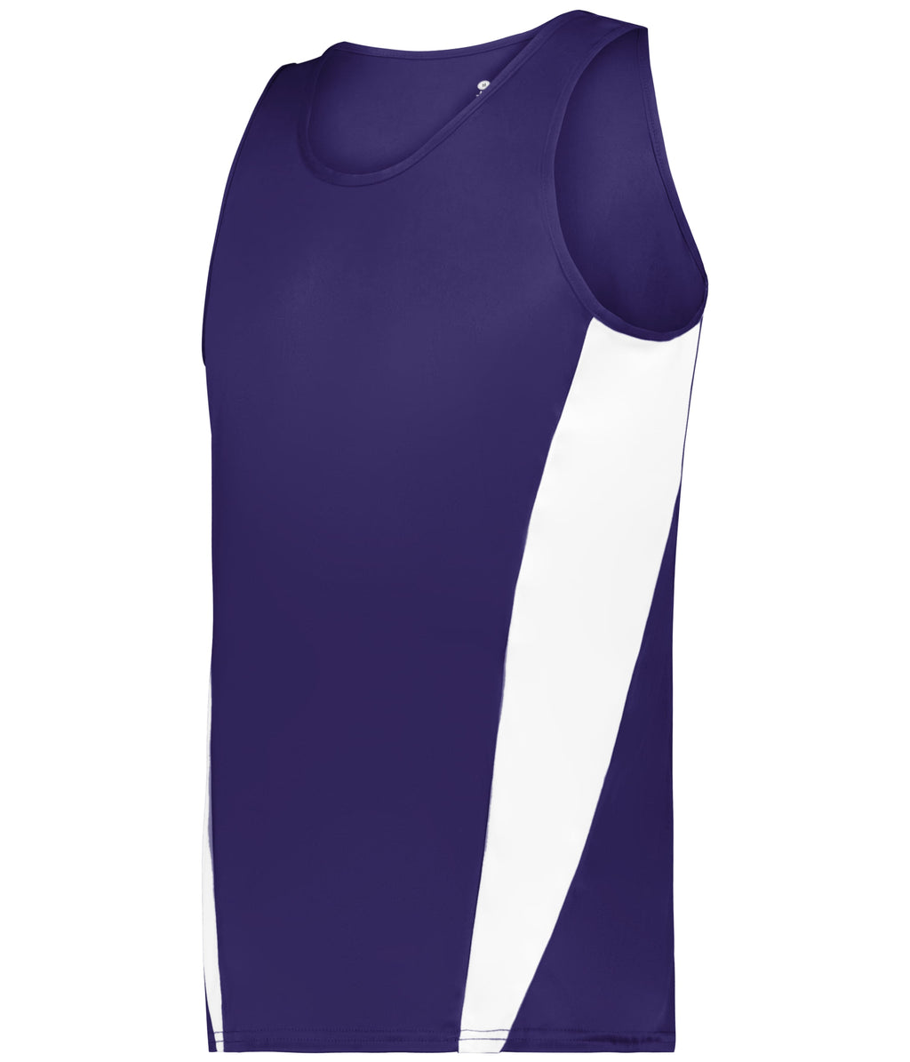 STRIDE SINGLET - MOISTURE-WICKING PERFORMANCE POLYESTER