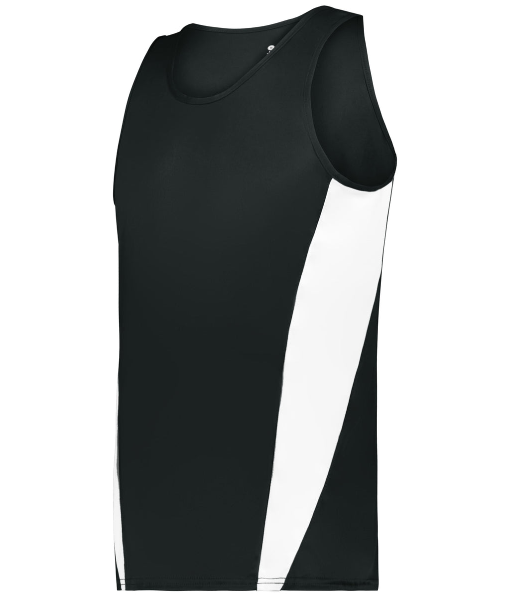 STRIDE SINGLET - MOISTURE-WICKING PERFORMANCE POLYESTER