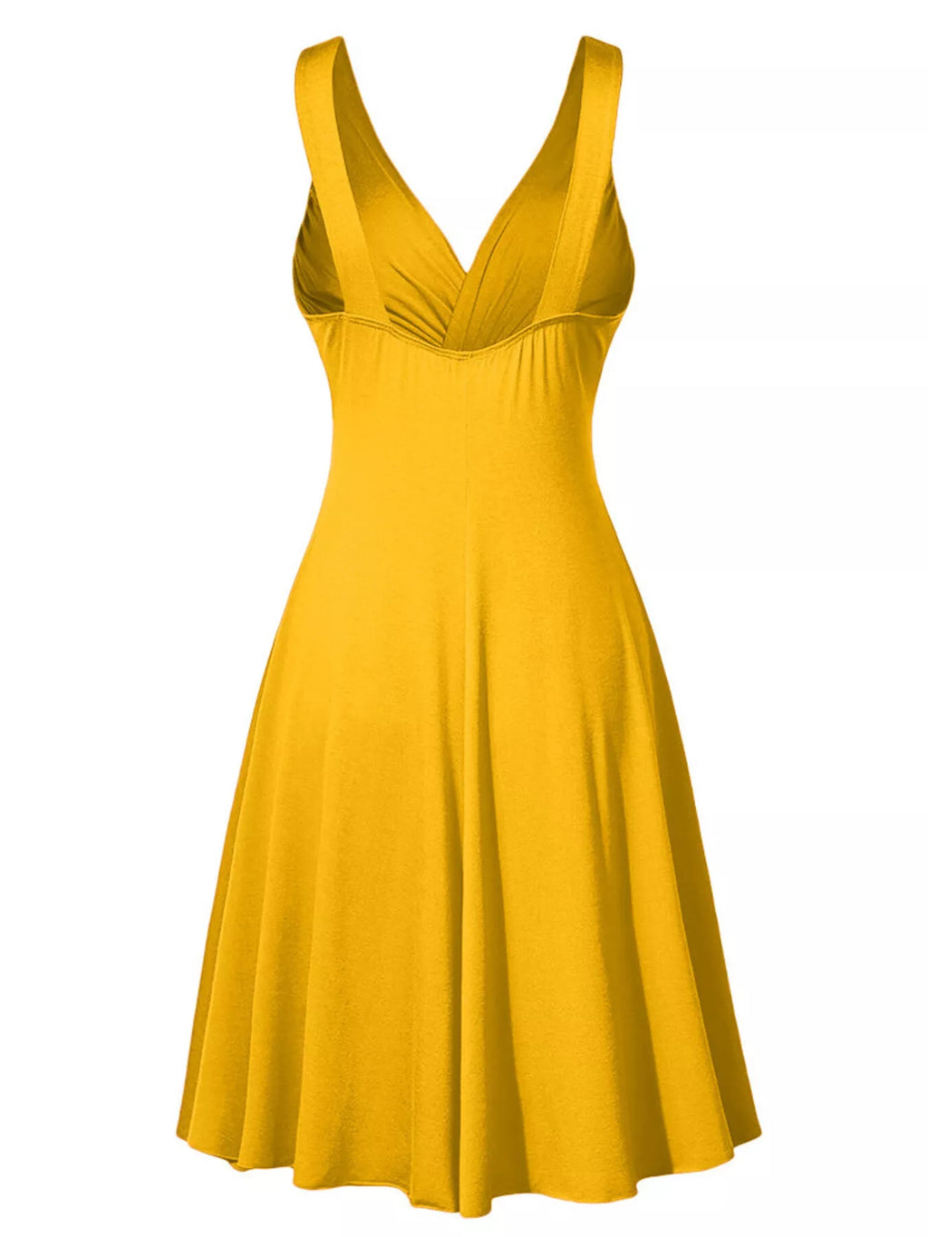 Full Size Twisted Sleeveless Ruched Waist A-Line Dress Plus Size