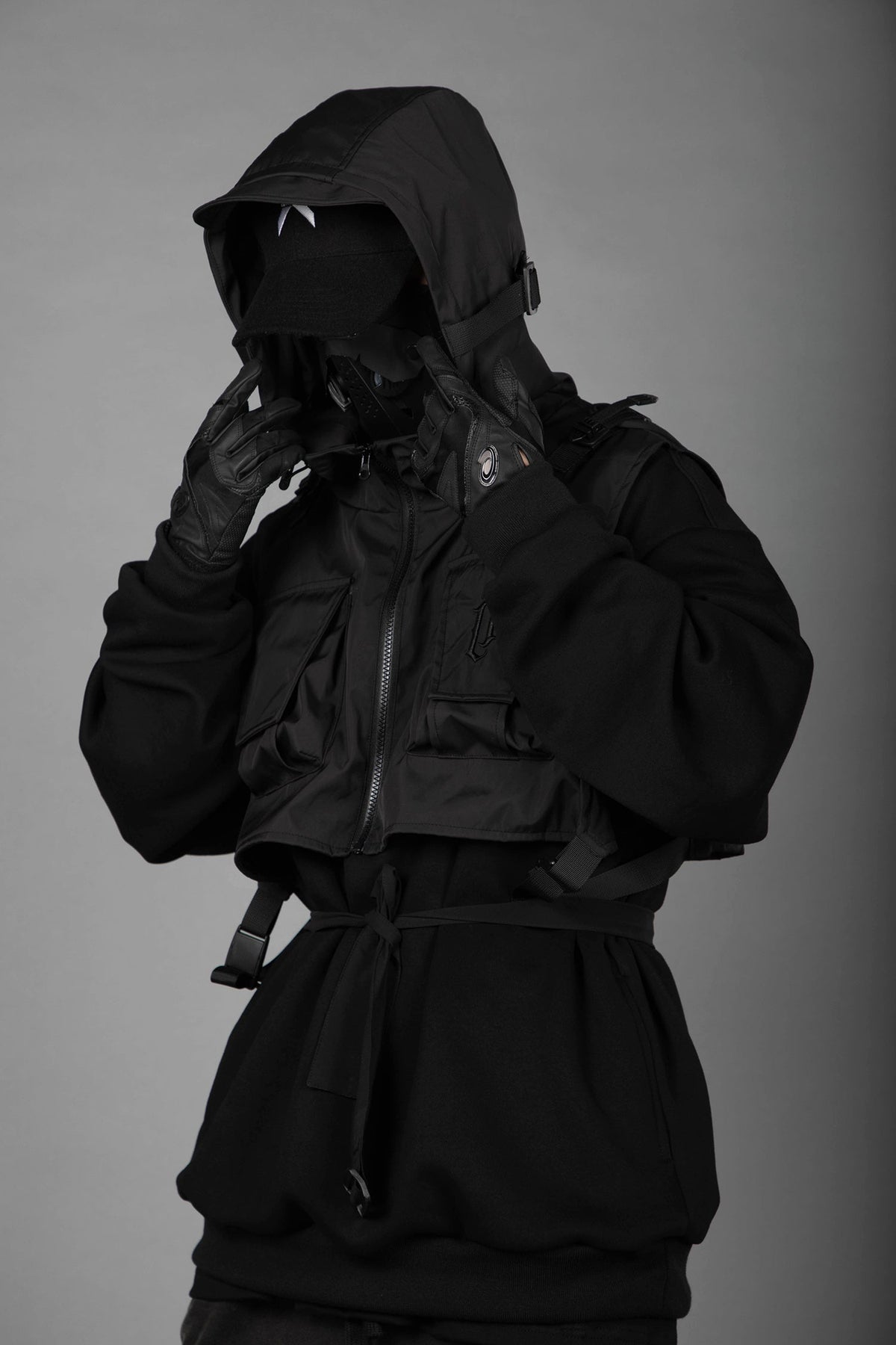 HiH34 Black Tech Guard Hoodie